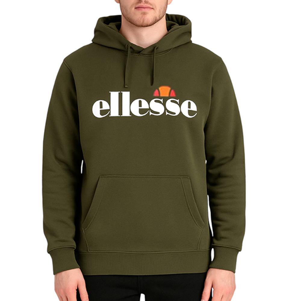 Sweat à Capuche Kaki Homme Ellesse SOP23652A pas cher