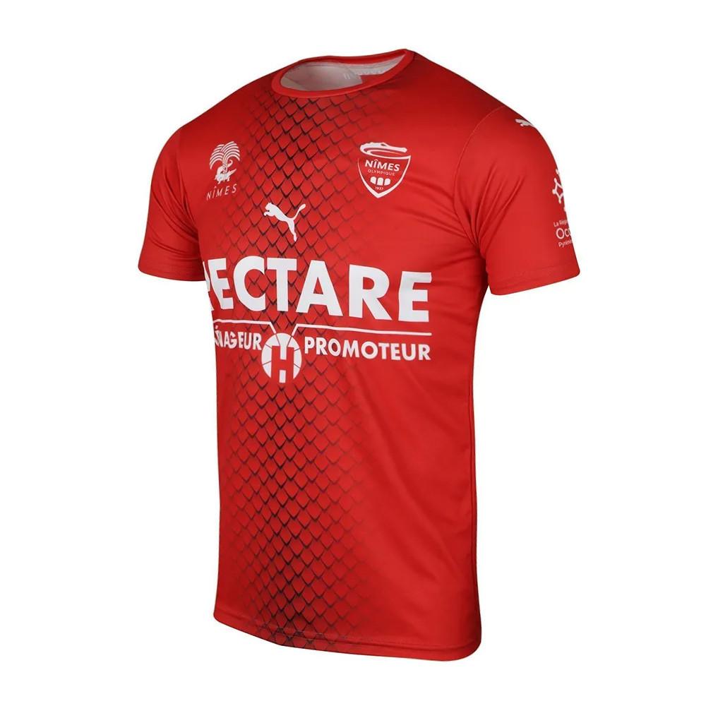 Nîmes Olympique Maillot Domicile Junior Puma 21/22 pas cher