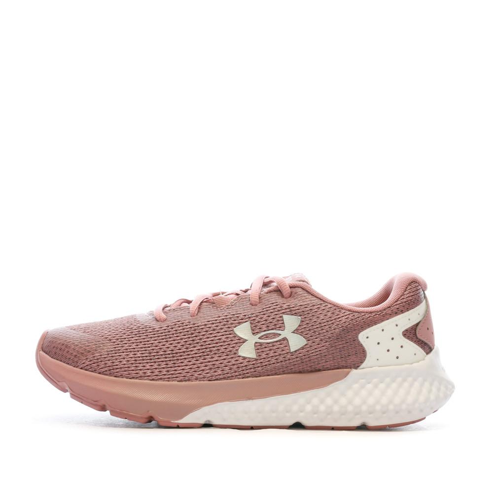 Chaussures running Rose Femme Under Armour Charged Rogue 3 pas cher