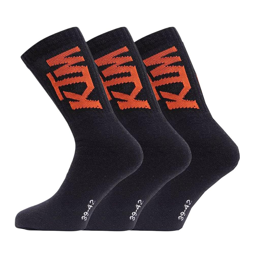 X3 Chaussettes Noir/Orange Homme KTM FR11 pas cher
