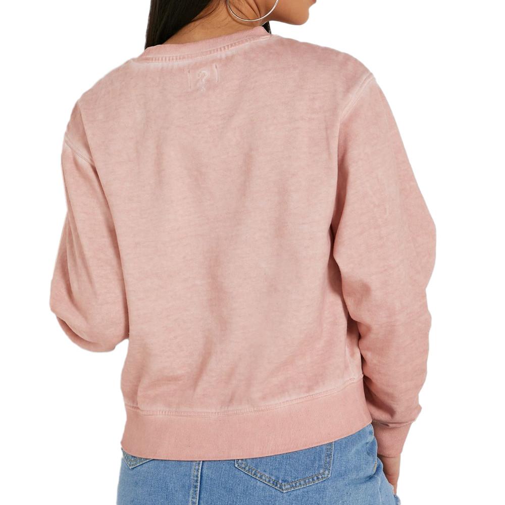 Sweat Rose Femme Guess Valerya vue 2