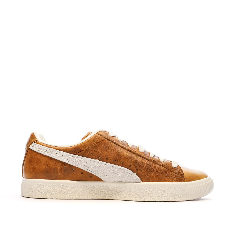 Baskets Camel Homme Puma Clyde Paris vue 2