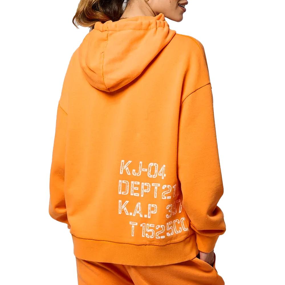 Sweat Orange Femme Kaporal Vock vue 2