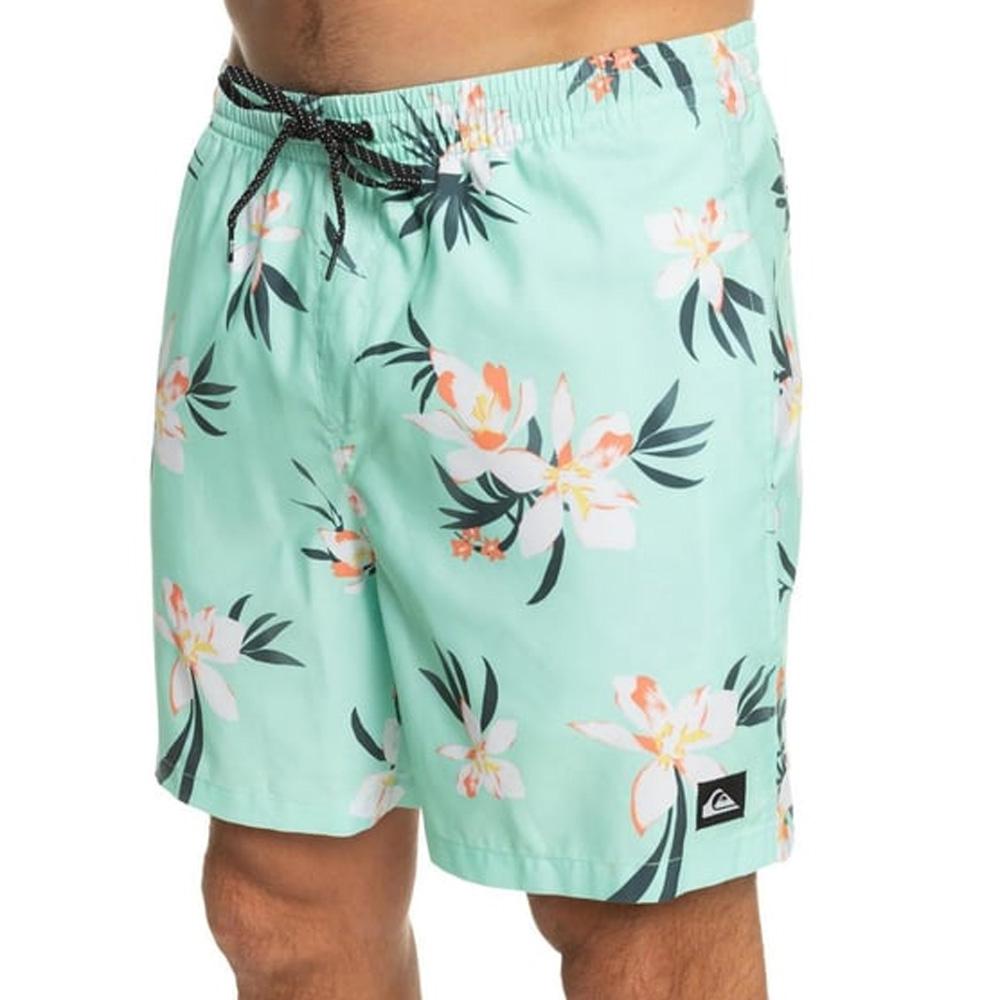 Short de bain Turquoise Homme Quiksilver Mix 177 pas cher