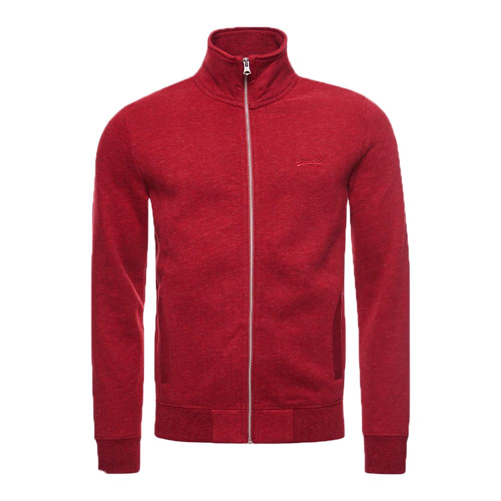 Veste Rouge Homme Superdry Logo Emb pas cher