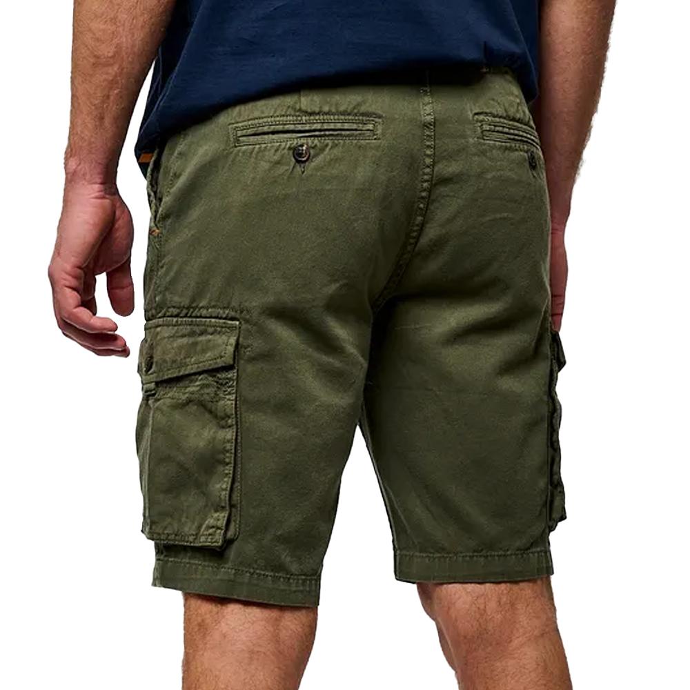 Bermuda garçon cargo en coton kaki en ance | Clasf enfants-e-bebes