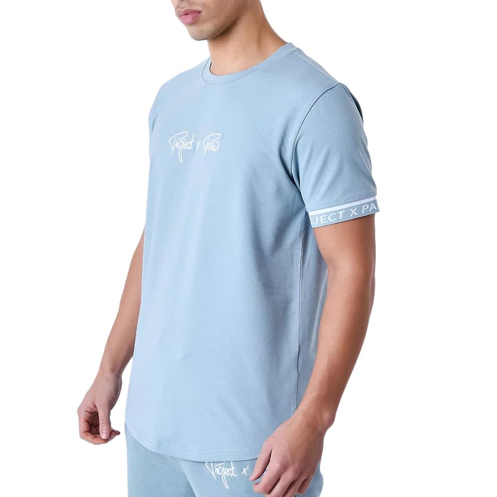 T-shirt Bleu Homme Project X Paris 2310022 pas cher