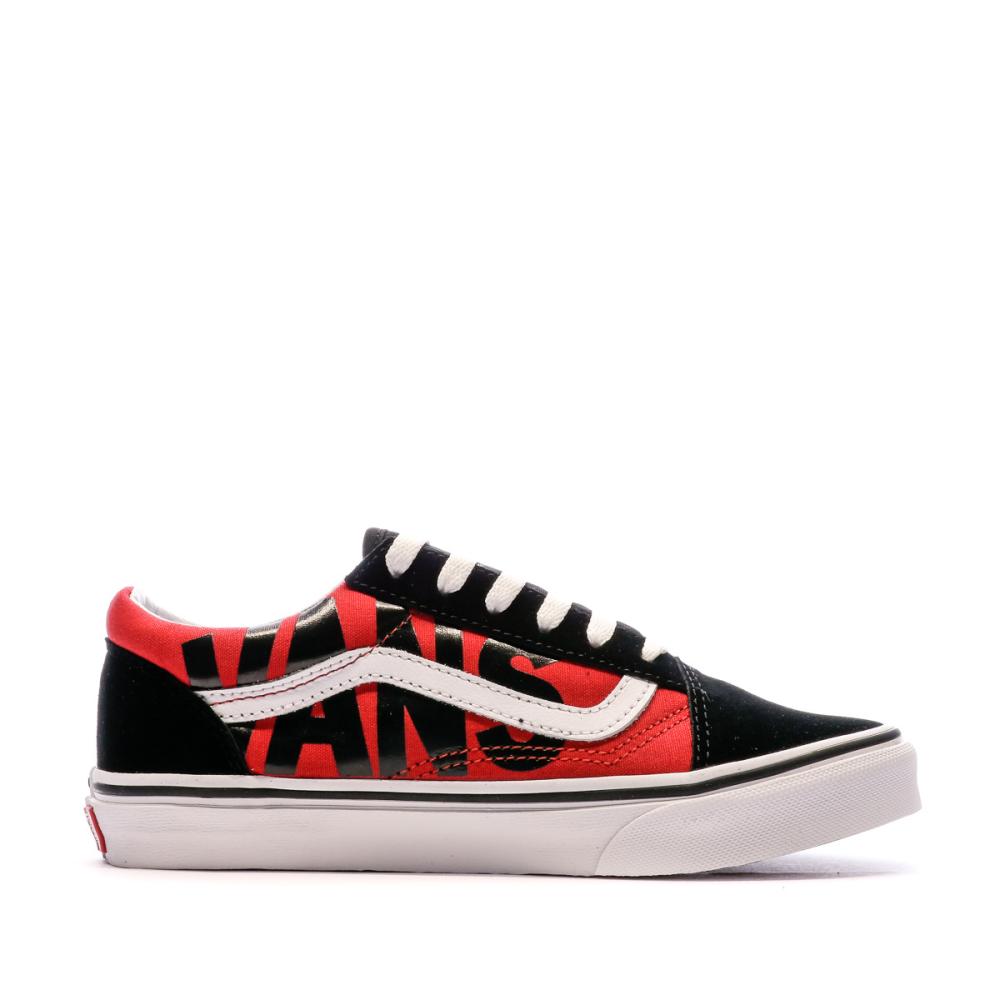 Baskets Rouges Enfant Vans Old Skool vue 2