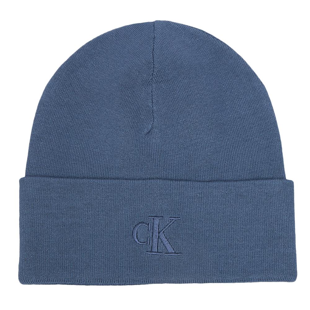 Bonnet Bleu Homme Calvin Klein Jeans Fine pas cher