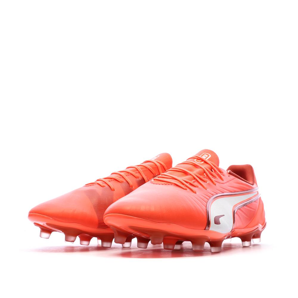 Chaussures de football Rouge Homme Puma King Match vue 6