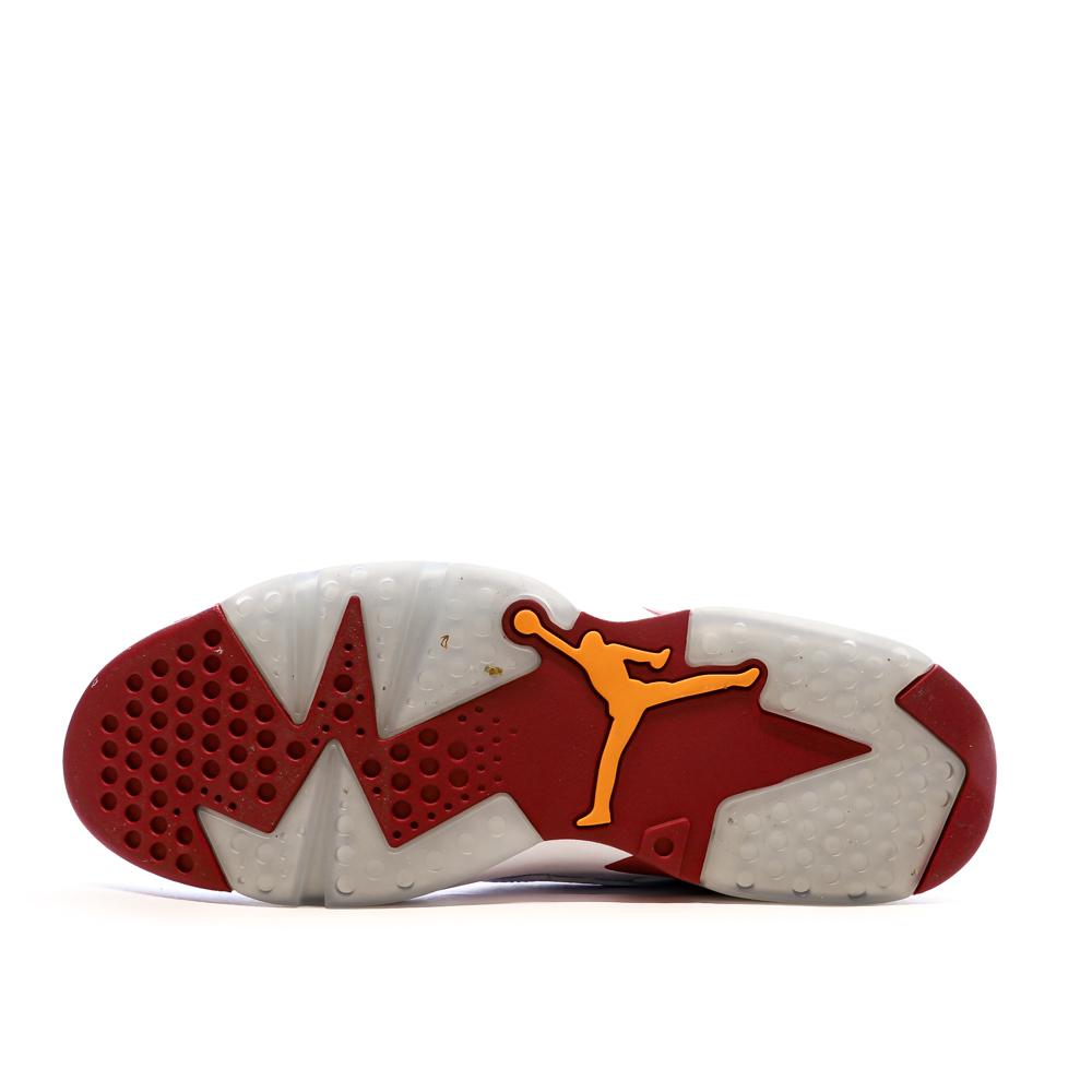 Baskets Blanches/Rouges Homme Nike Jordan Jumpman Mvp vue 5