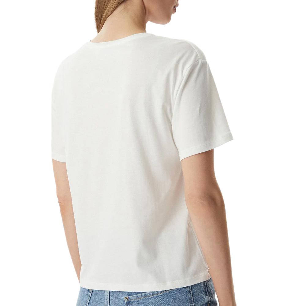 Morgan DLEMON Camiseta blanca de mujer ver 2