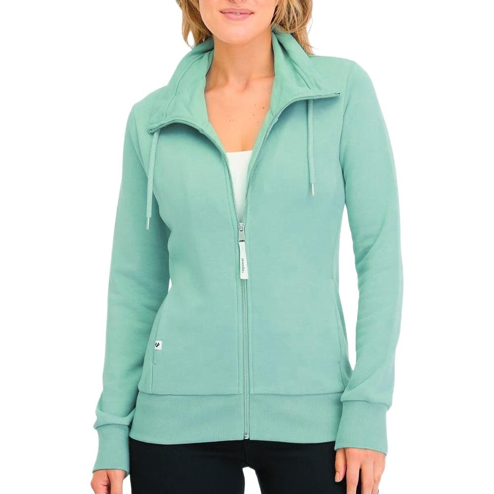 Sweat Zippé Vert Femme Ragwear RONETTE pas cher