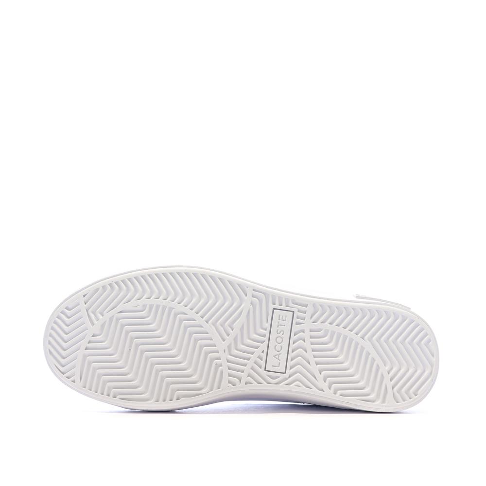Baskets Blanches/Marine Ado Lacoste Powercourt vue 5