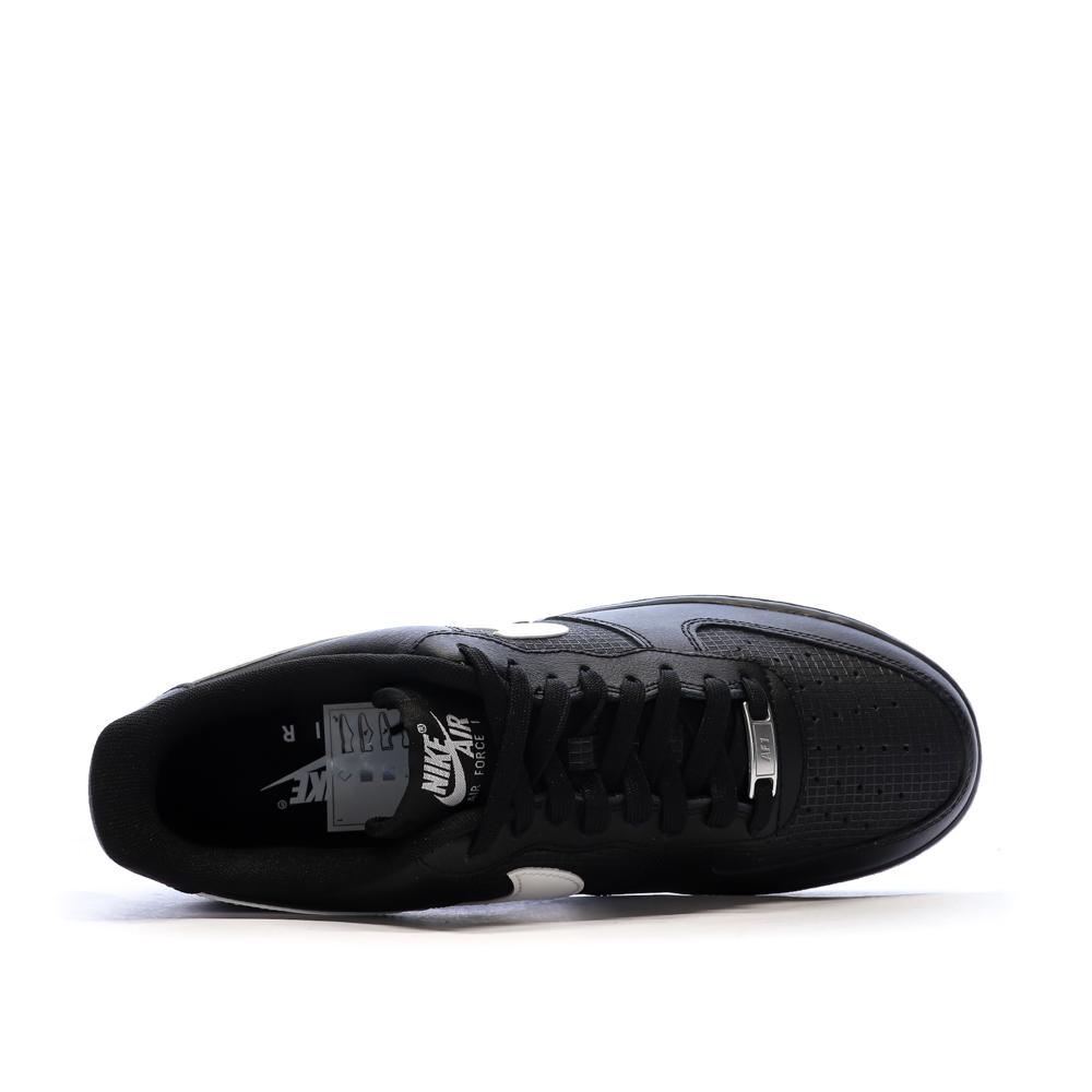 Baskets Noires Homme Nike Air Force 1 '07 vue 4