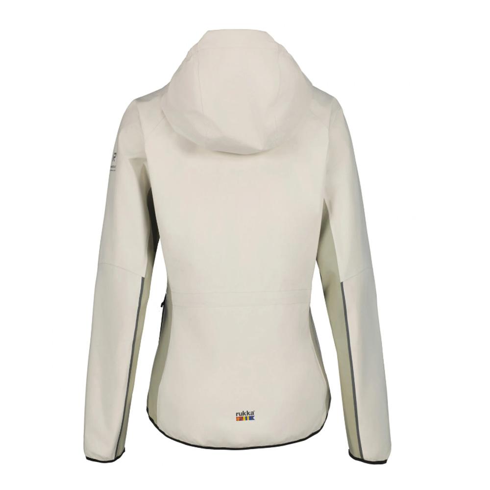 Veste de Running Beige Femme Rukka Morby vue 2