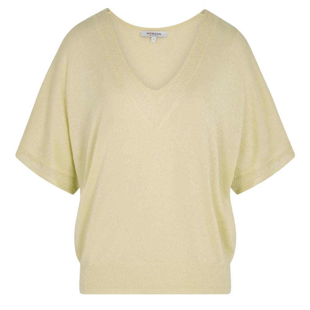 Gelber Pullover Frau Morgan MCHRIS Ansicht 3