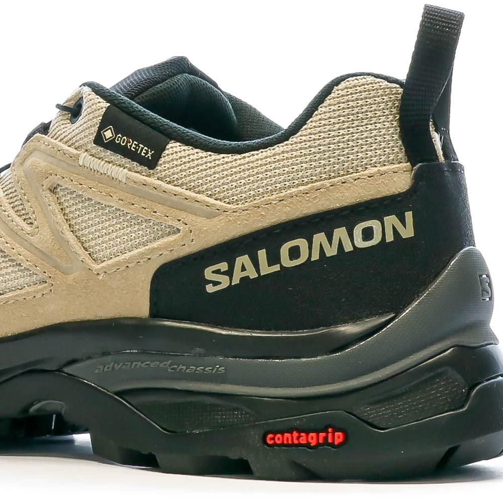 Chaussures de randonnée Beige/Noire Femme Salomon X Ward vue 7