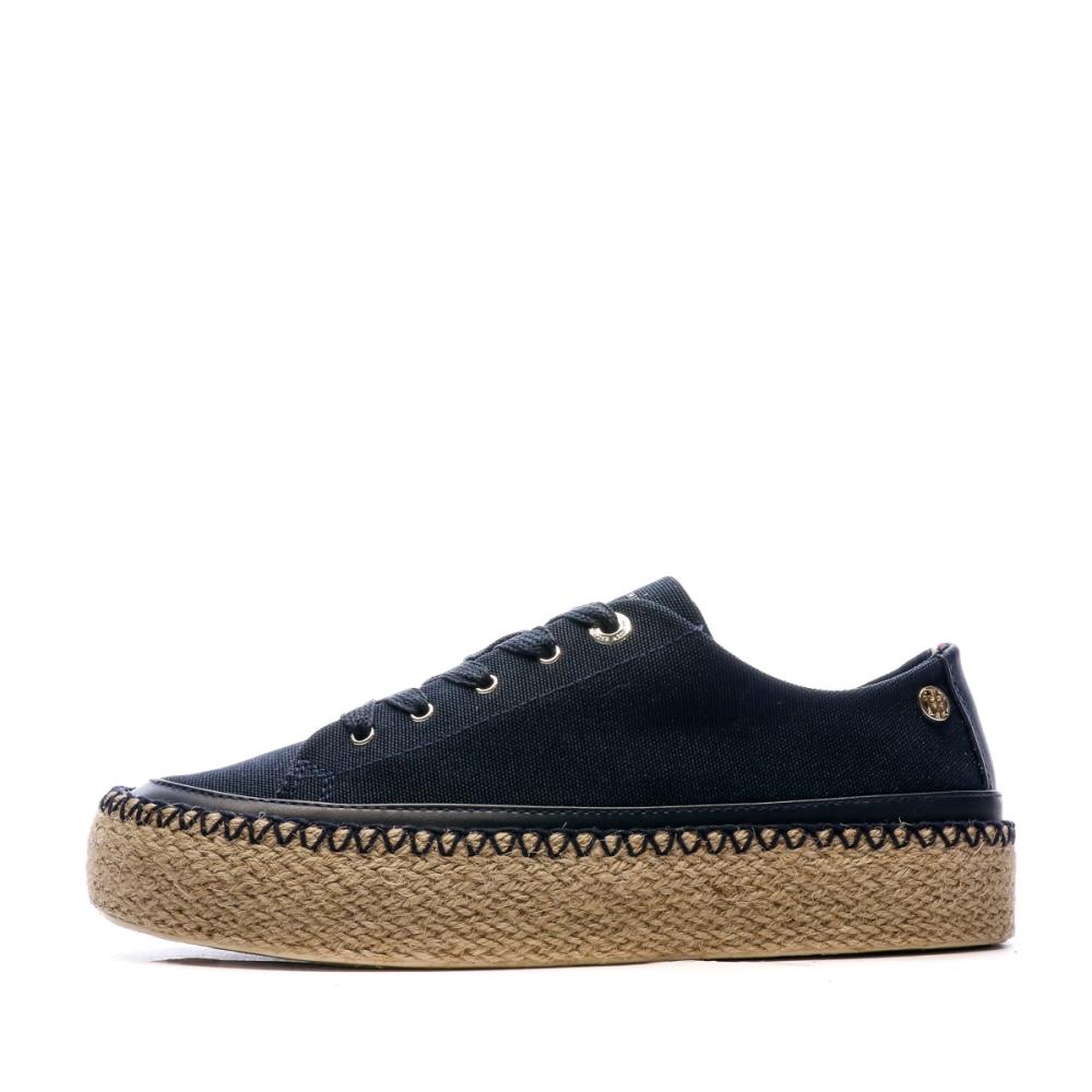 Baskets Marine Femme Tommy Hilfiger Rope Vulc pas cher