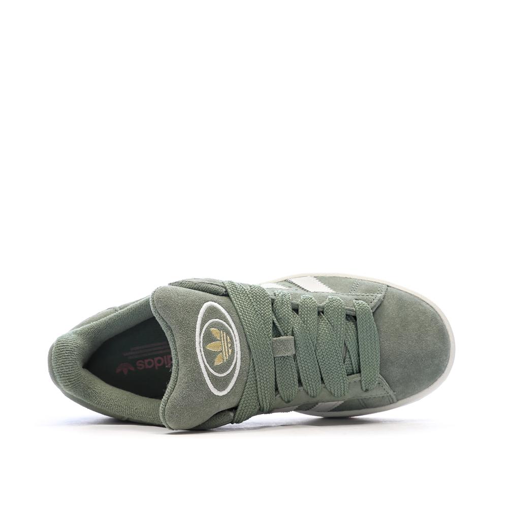 Campus Baskets Verte clair Femme Adidas vue 4