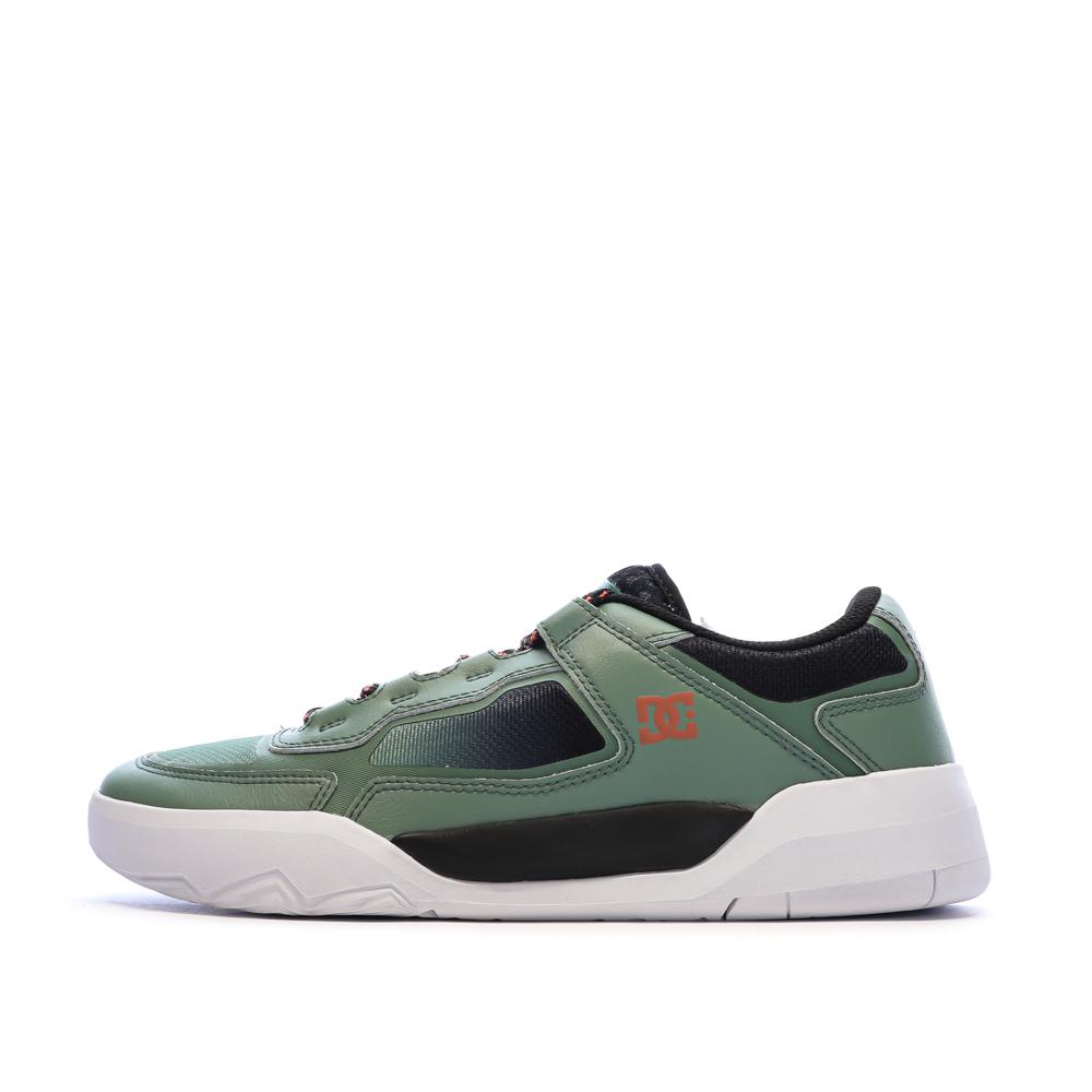 Zapatillas deportivas negras/verdes para hombre DC Shoes DC Metric barato