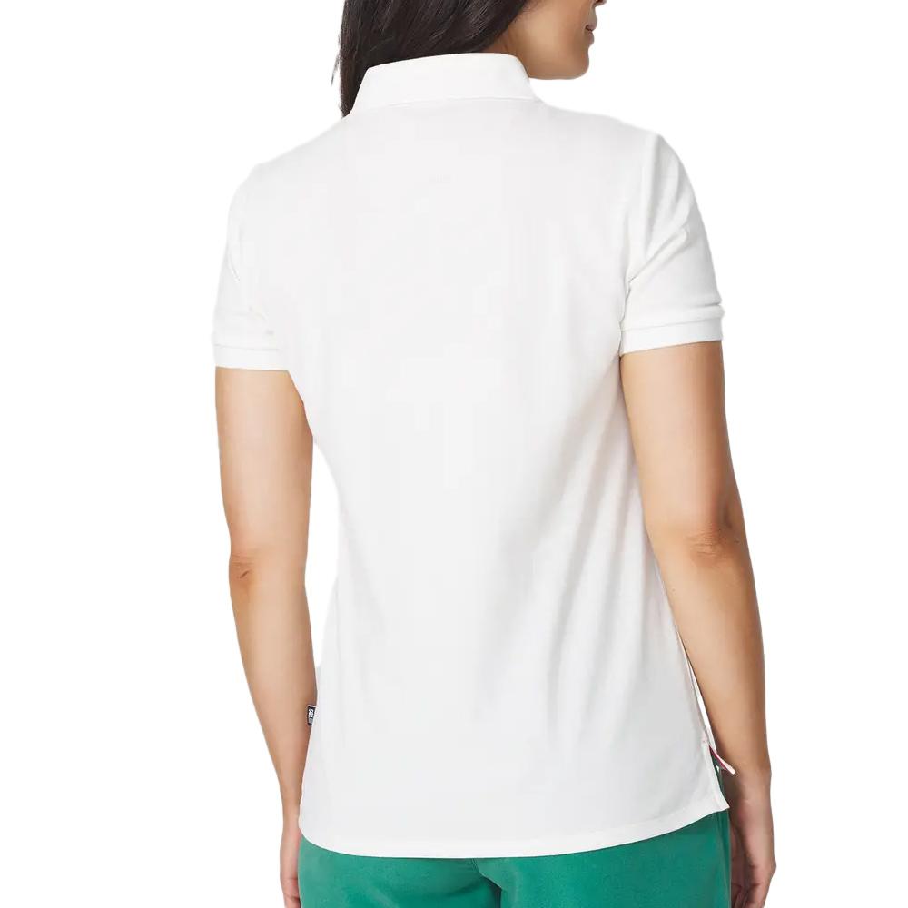 Polo Blanc Femme TBS BONIEPOL vue 2