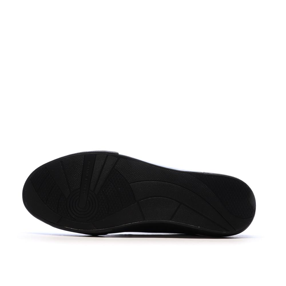 Baskets Noires Cuir Homme Tommy Hilfiger Core Corporate Vulc vue 5