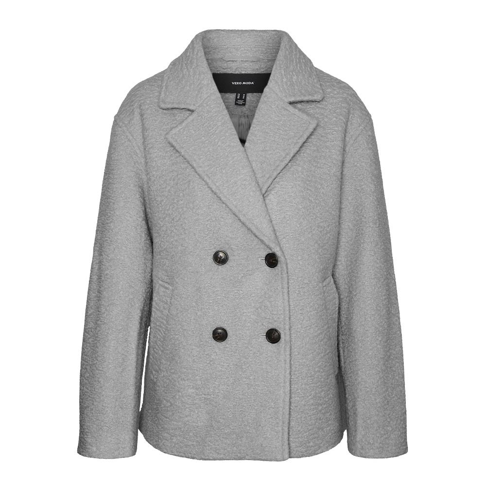 Manteau Gris Clair Femme Vero Moda Elite bella vue 3