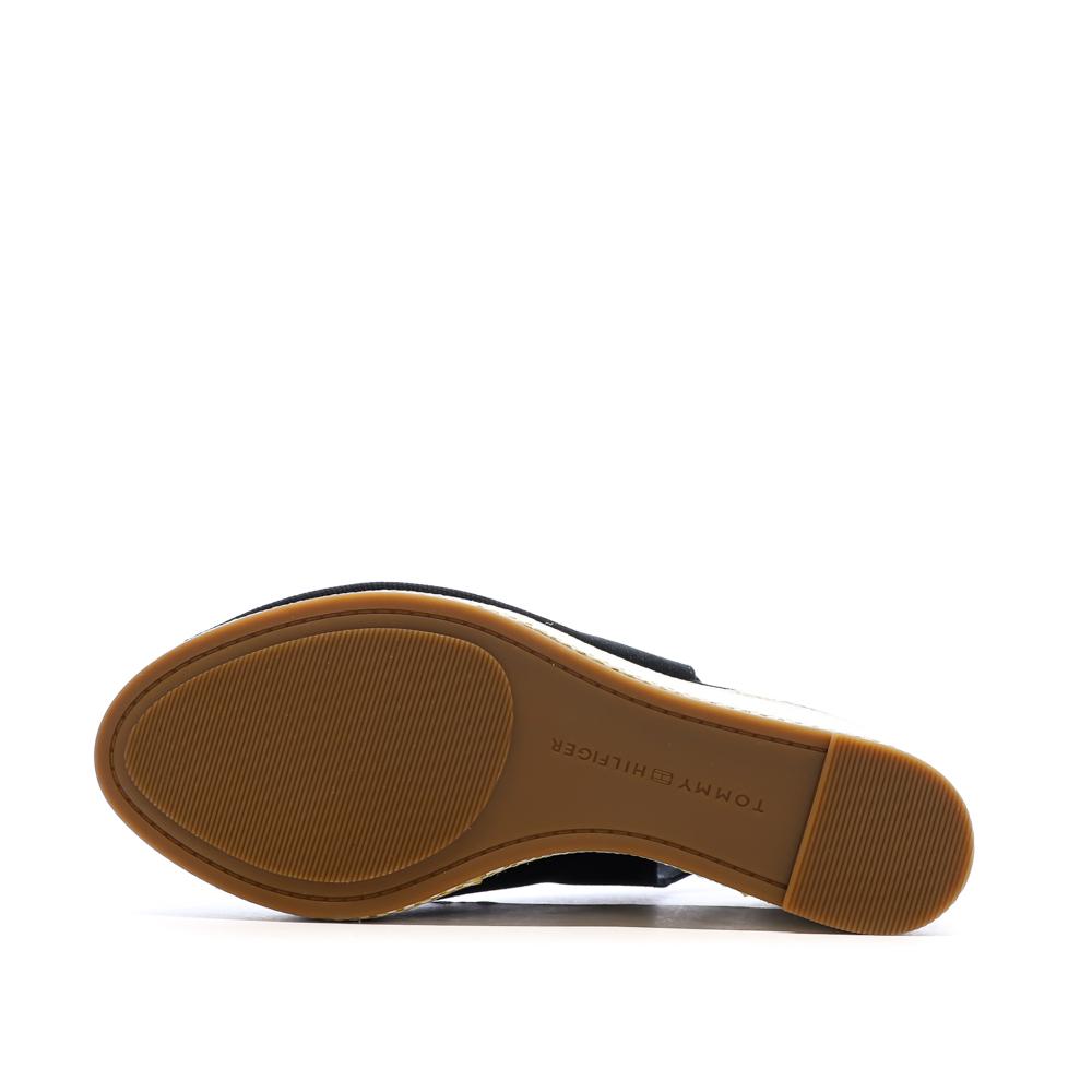 Sandales Noires Femme Tommy Hilfiger Wedge vue 5