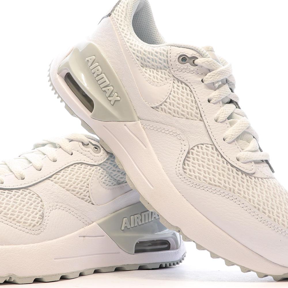 Baskets Blanches Femme Nike Air Max Systm vue 7
