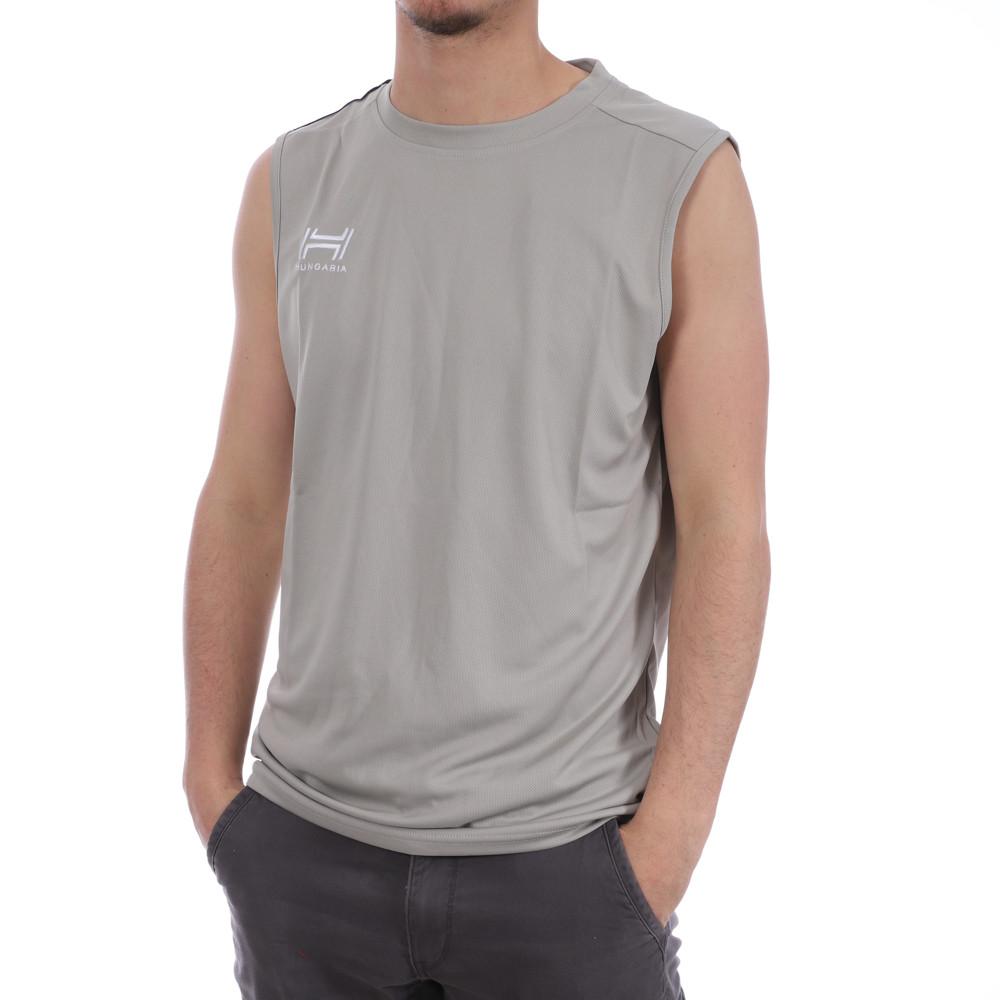 Débardeur Gris aux Bandes Noires Homme Hungaria Training Pro sleveless pas cher