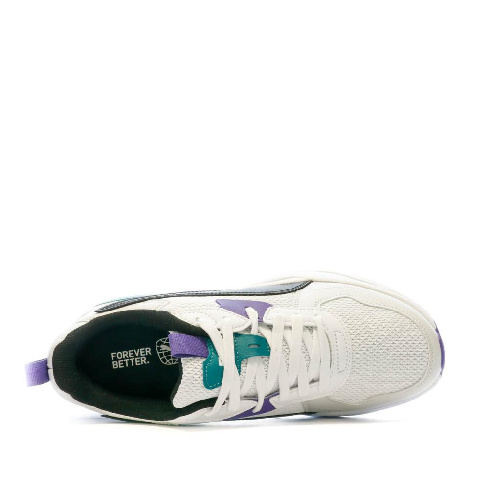Baskets Blanches/Violettes Homme Puma Trinity Lite vue 4