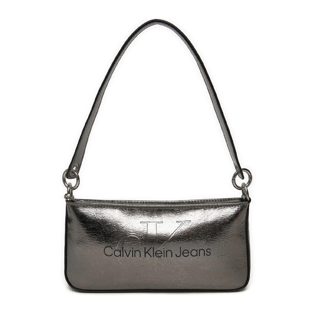 Sac à main Argenté Femme Calvin Klein Jeans Sculpted pas cher