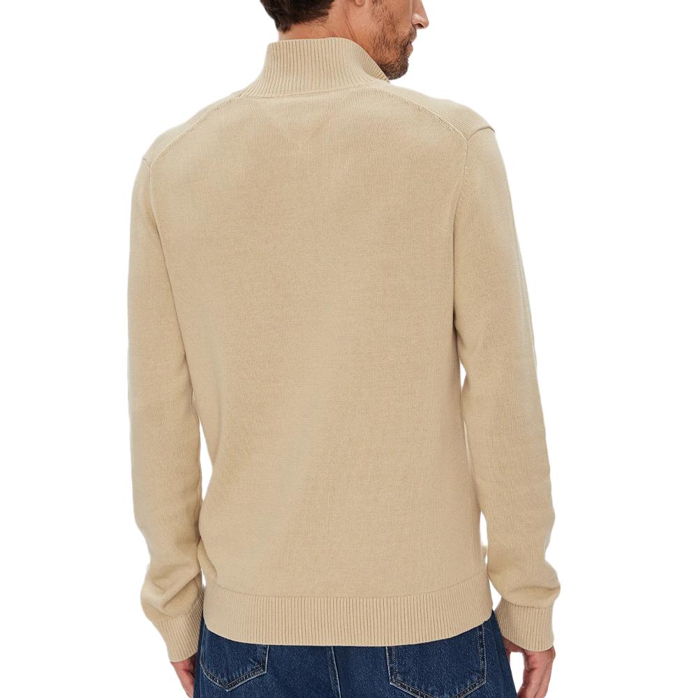 Pull 1/4 Zip Beige Homme Tommy Hilfiger Light vue 2