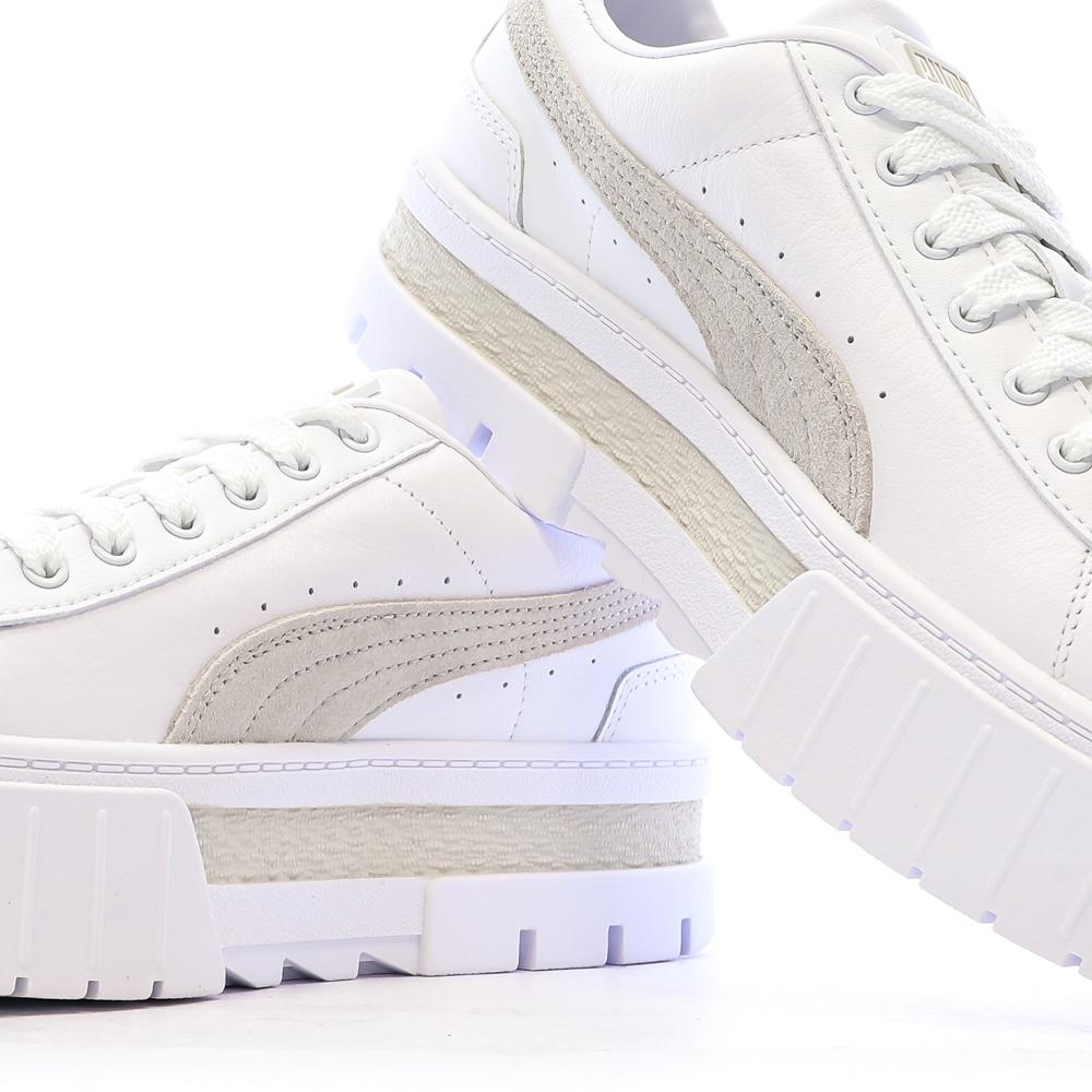 Baskets Blanc/Beige Femme Puma Mayze 381983 vue 7