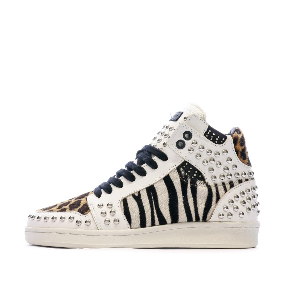 Baskets Montantes Blanches Femme Replay Century pas cher