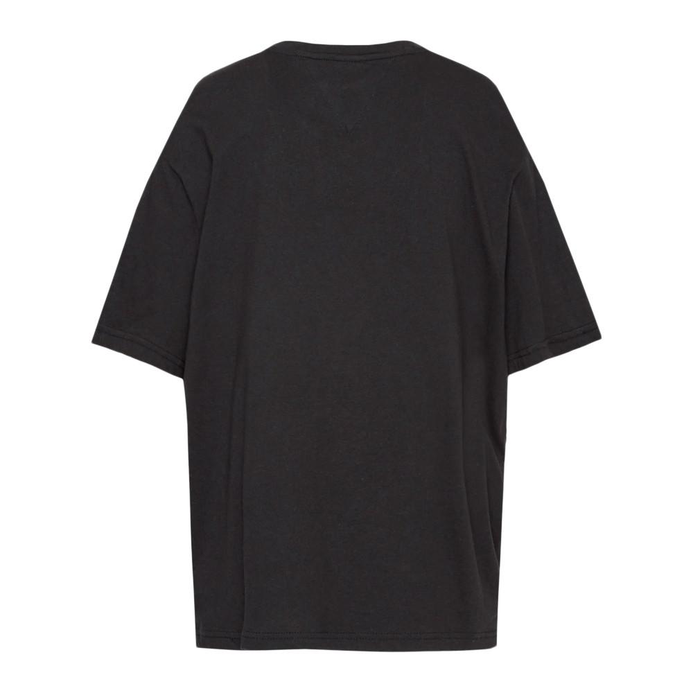 T-shirt Noir Femme Tommy Hilfiger Curve Reg Essentia vue 2