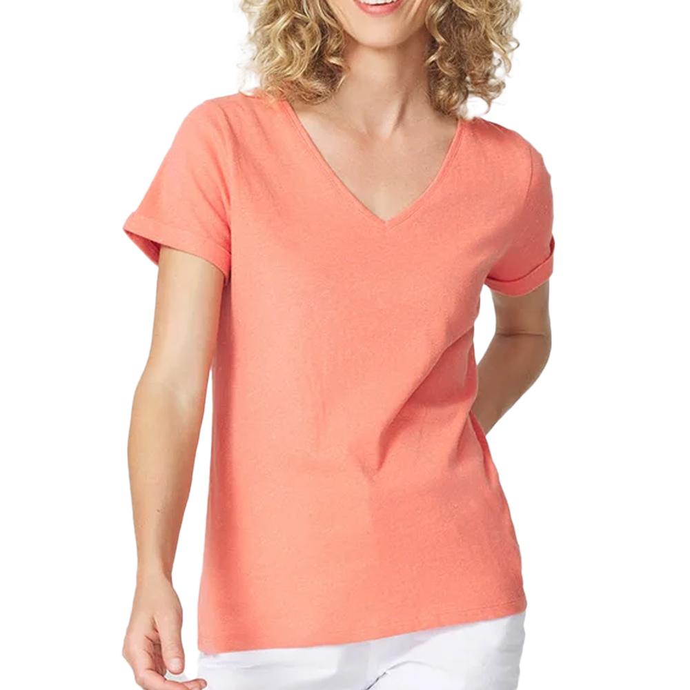 T-shirt Corail Femme TBS ADINATEE 29418 pas cher