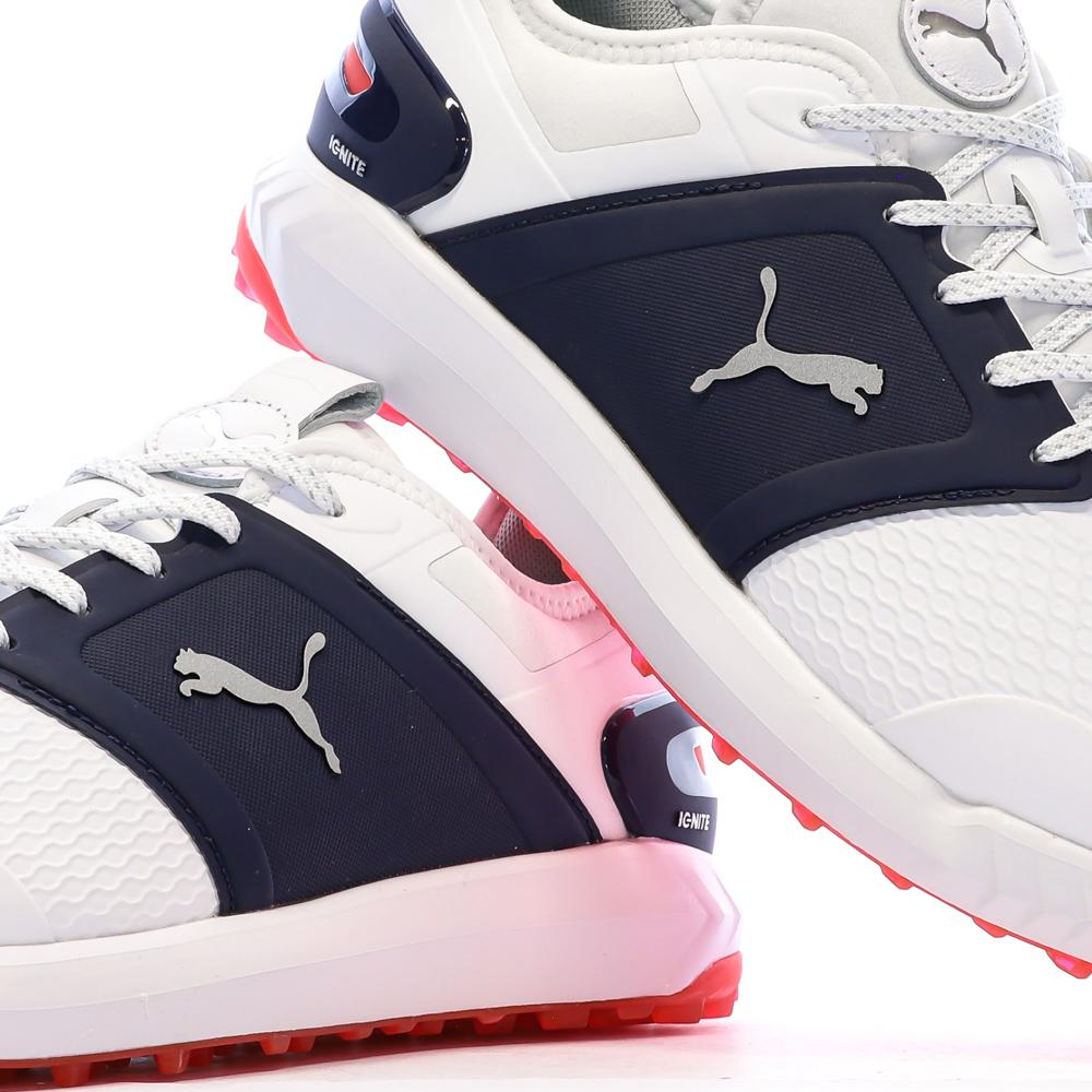 Chaussures de Golf Blanc/Marine Homme Puma Ignite Elevate vue 7
