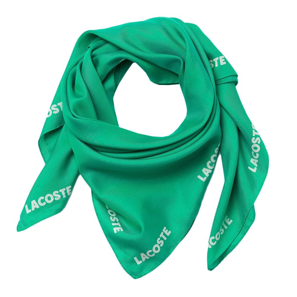 Foulard Vert Mixte Lacoste RE2797 pas cher