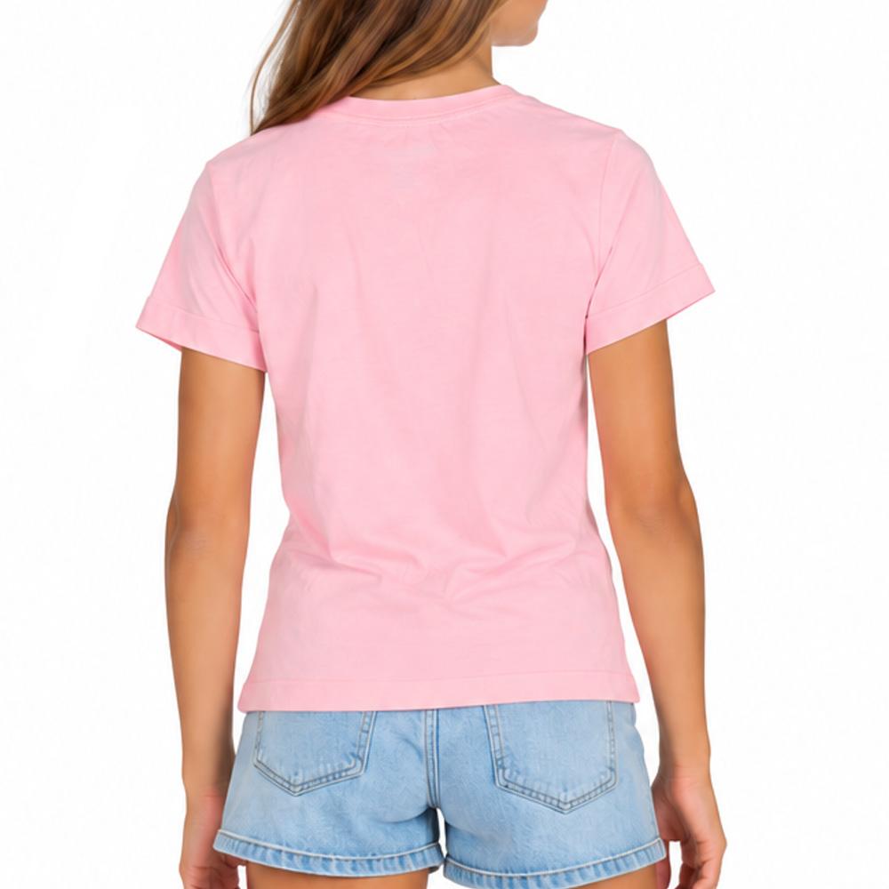 T-Shirt Rose clair Fille Champion Graphic vue 2