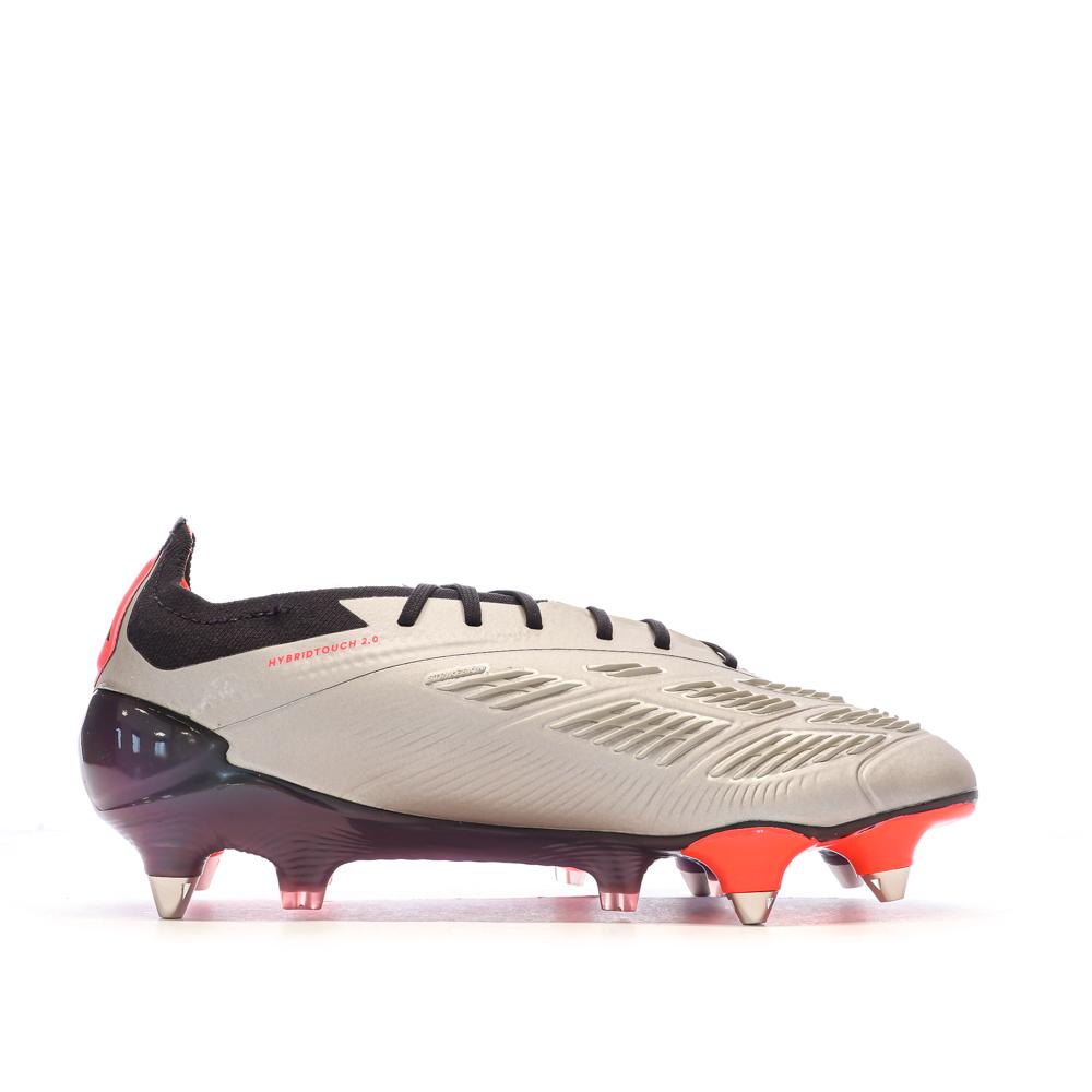 Chaussures de Foot Taupes Mixte Adidas Predator Elite SG vue 2