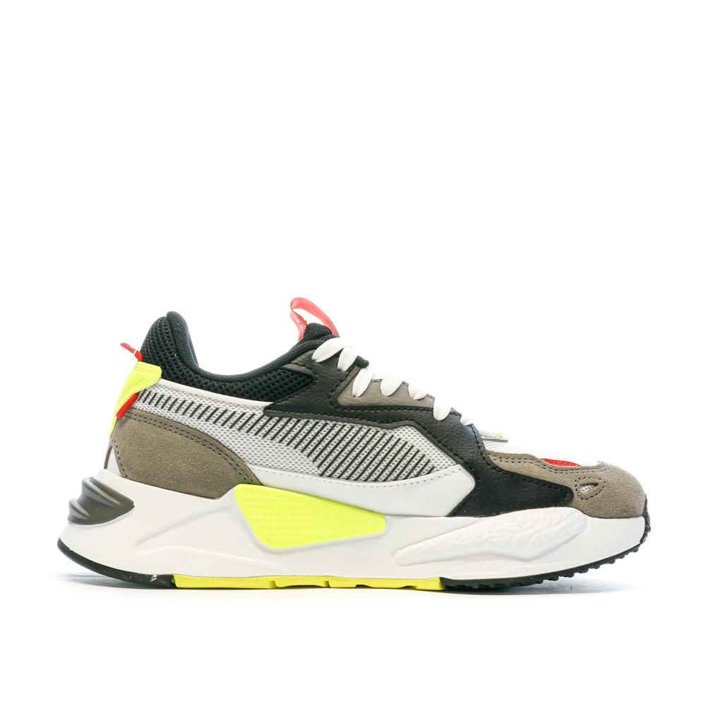 Baskets Blanches/Noires/Jaunes Garçon Puma Rs-z Energy vue 2