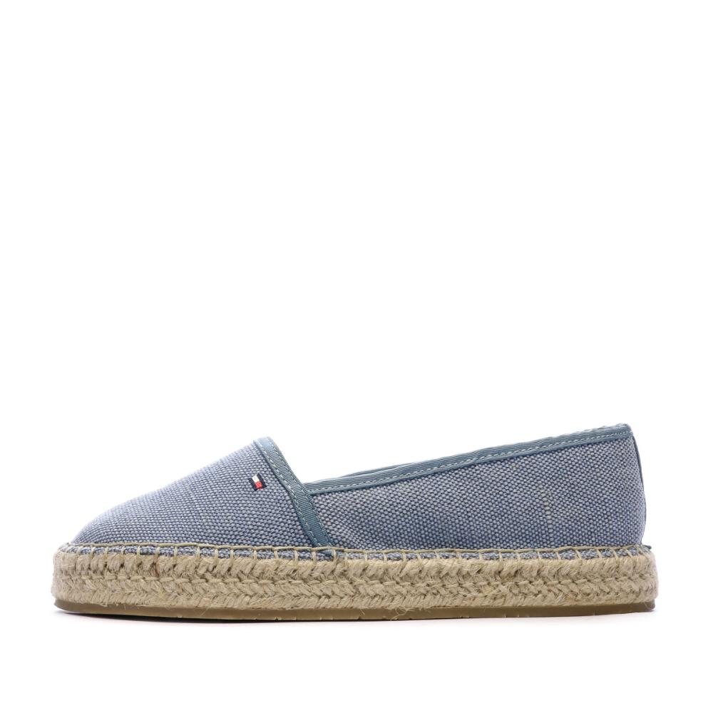 Espadrilles Bleu Femme Tommy Hilfiger Sammy pas cher