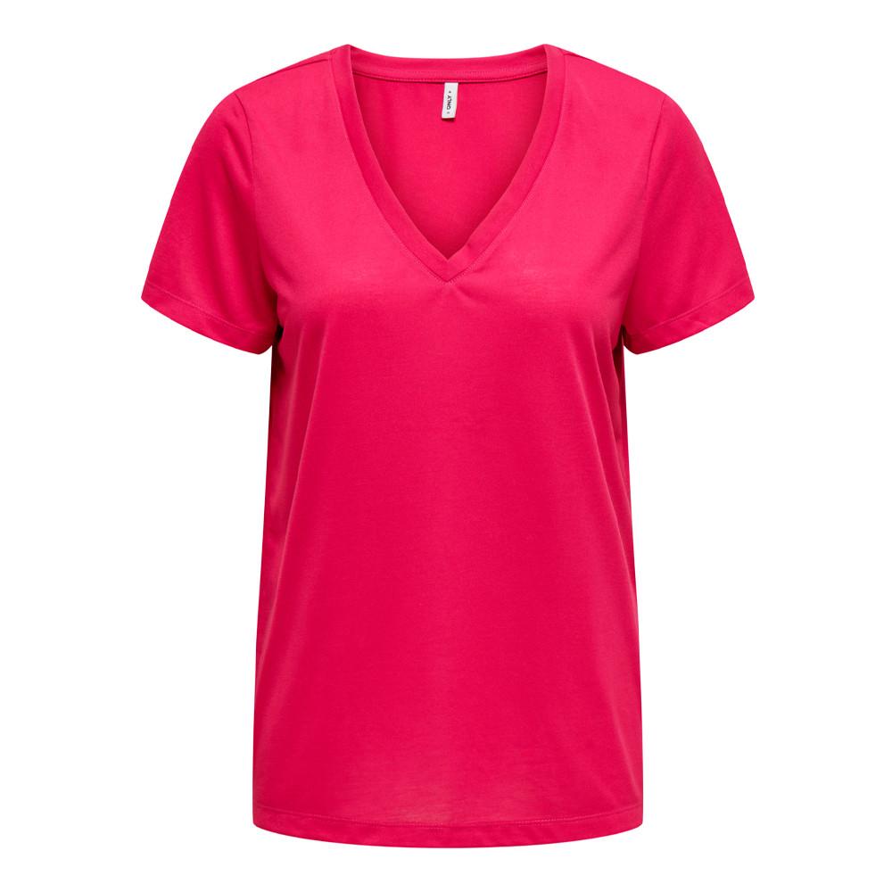 T-Shirt Rose Femme Only Viva pas cher
