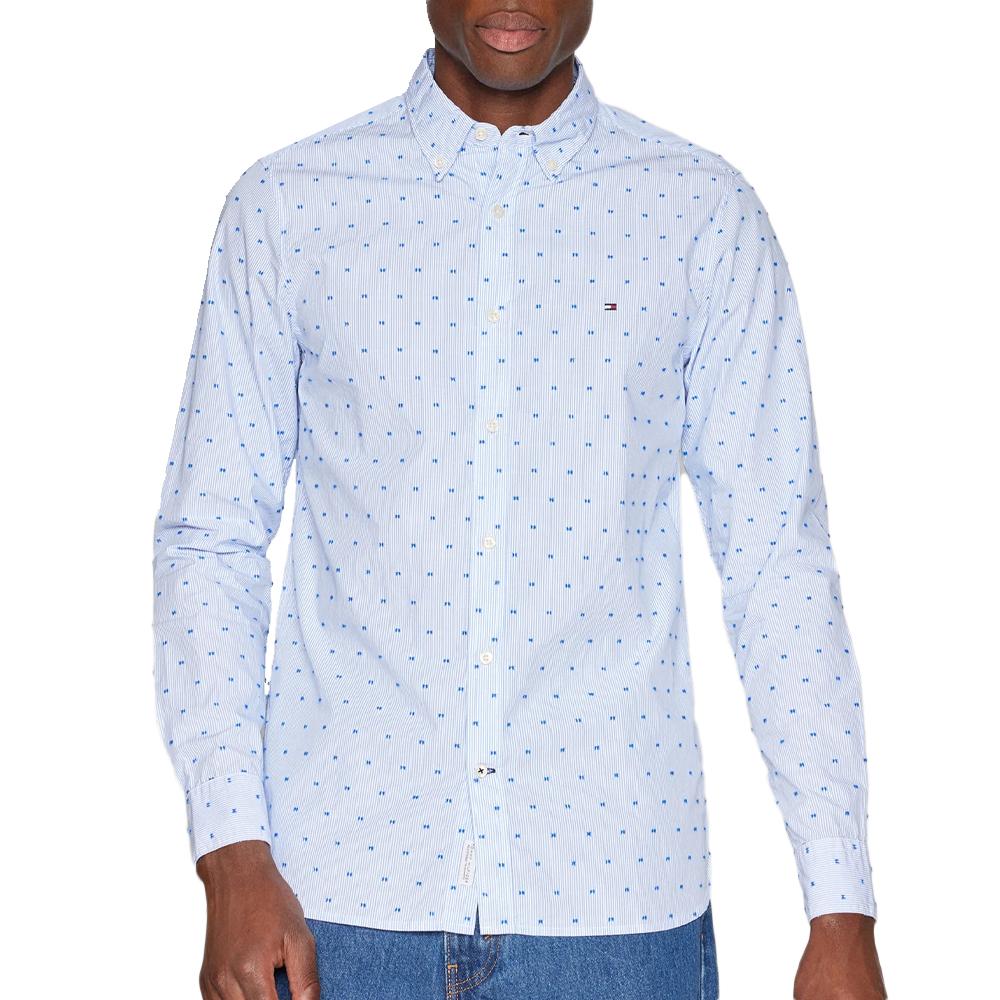 Chemise Manches Longues Bleu Homme Tommy Hilfiger MW0MW33769 Espace des marques