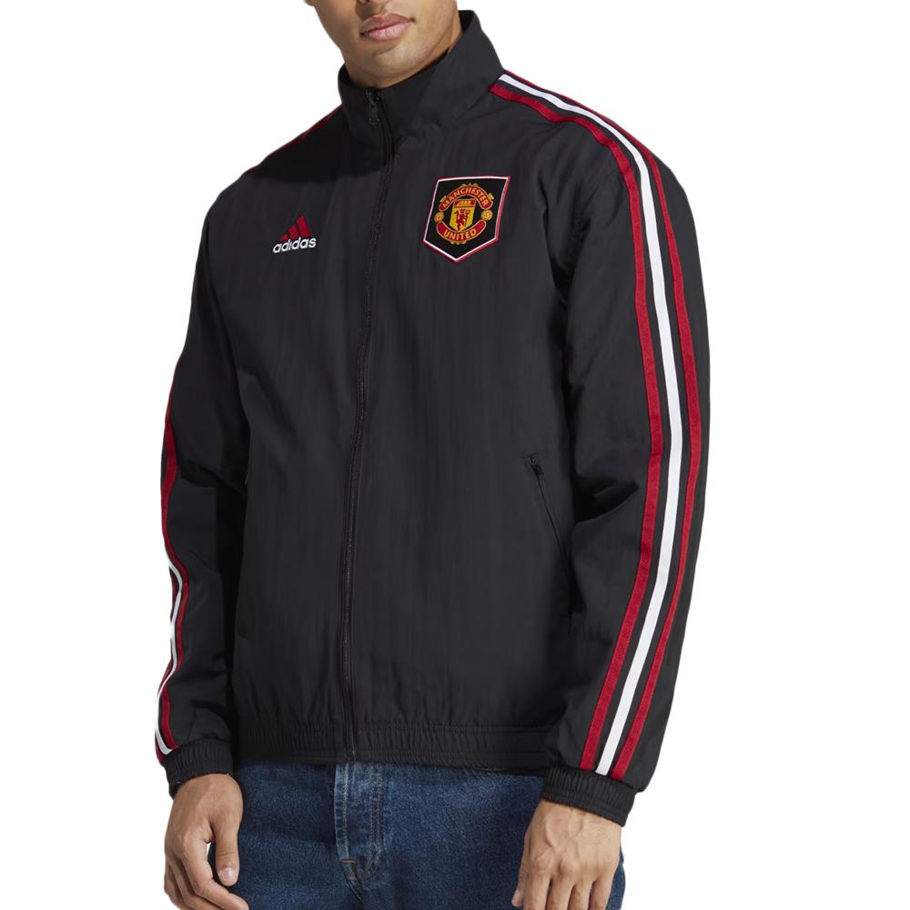 Manchester United Veste Noire Homme Adidas 2022/23 vue 4