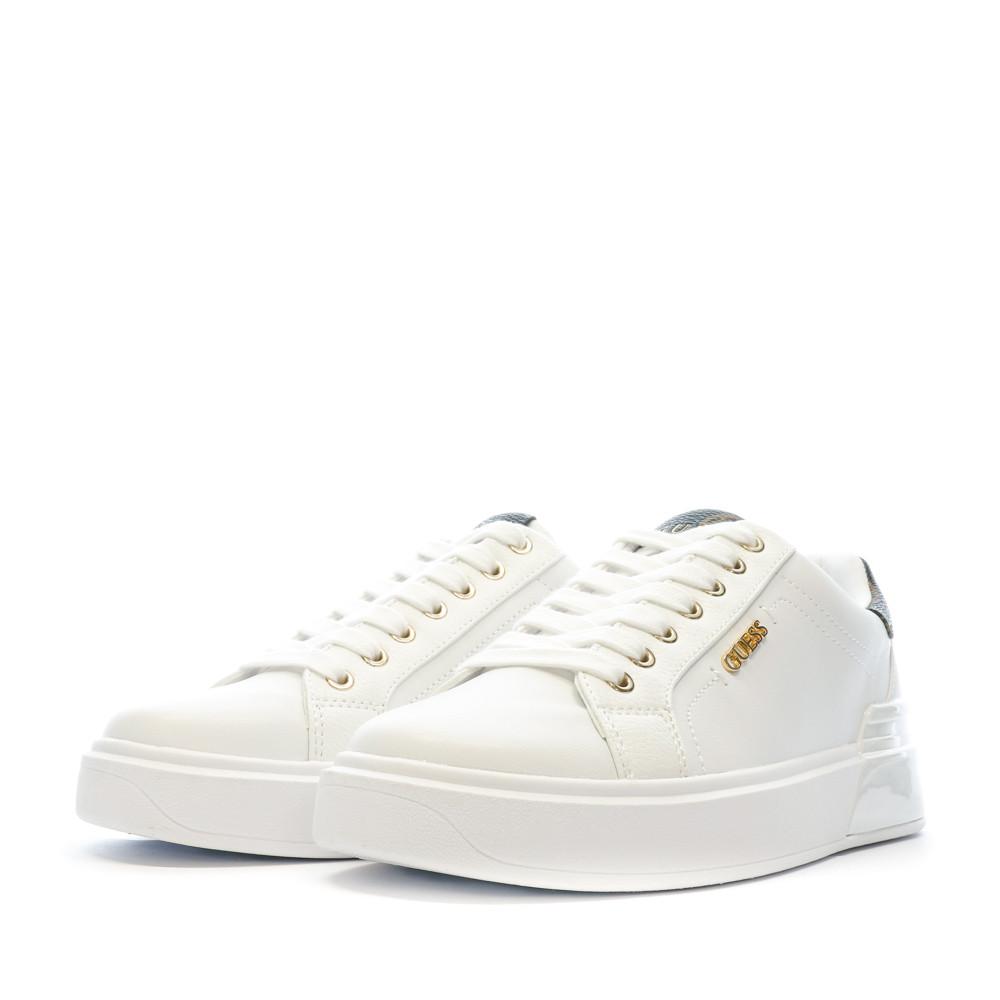 Baskets Blanche Femme Guess Corlina vue 6