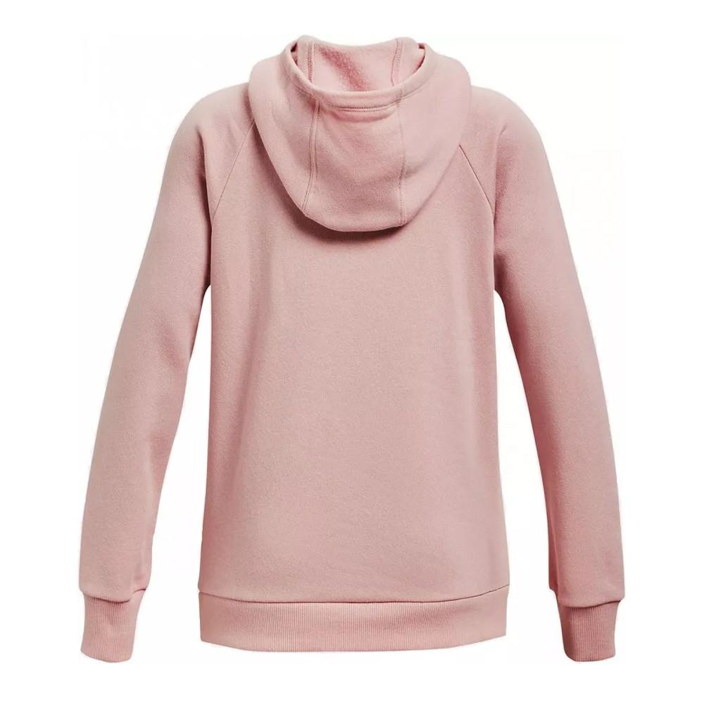 Sweat à capuche Rose Fille Under Armour Rival Fleece vue 2