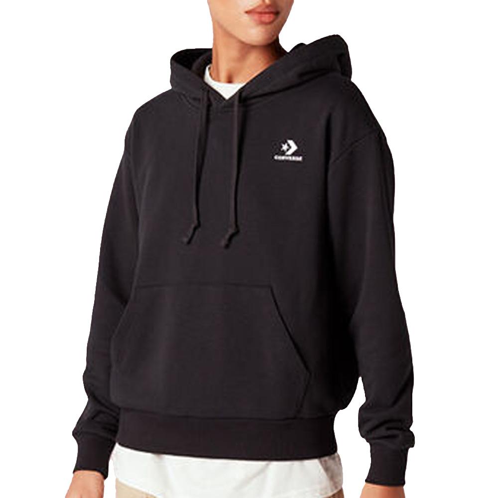 Sweat Zippé Noir Femme Converse Embroidered pas cher